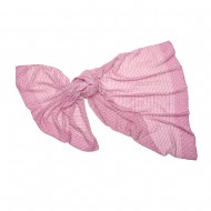 Maxi Foulard unisex mezcla modal y algodón,tamaño 90 x 180 cms,sin flecosfirma DEVOTA &LOMBA,estampado tono rosa 